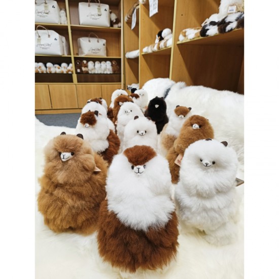 Auskin Alpaca Friends新西兰羊驼驼羊玩偶 黑色 2种尺寸
